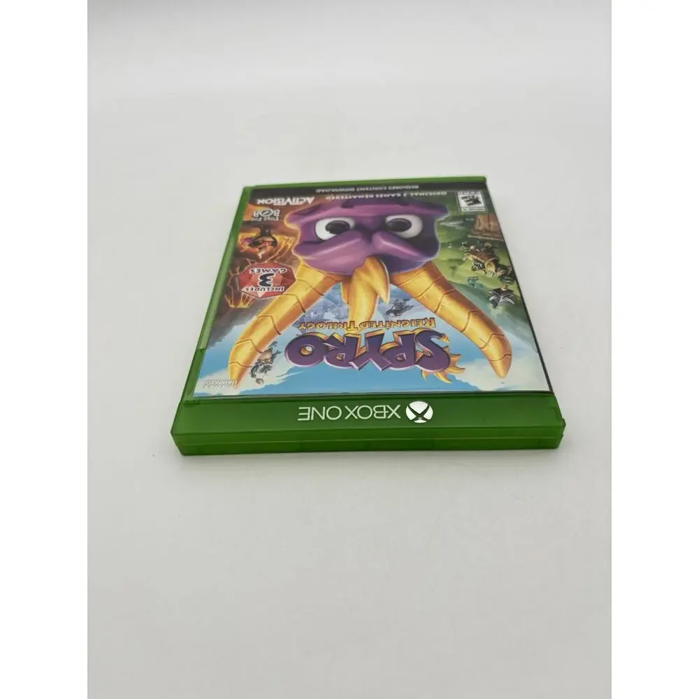 Spyro Ignited Trilogy (Microsoft Xbox One) No Insert Tested Works VG Condition
